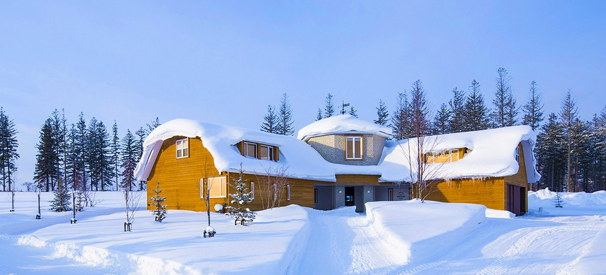 Living Room Farm House In Biei Hokkaido