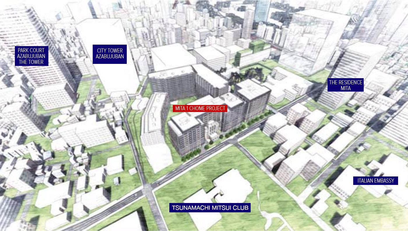 Details released on luxury apartment project for Azabu Juban